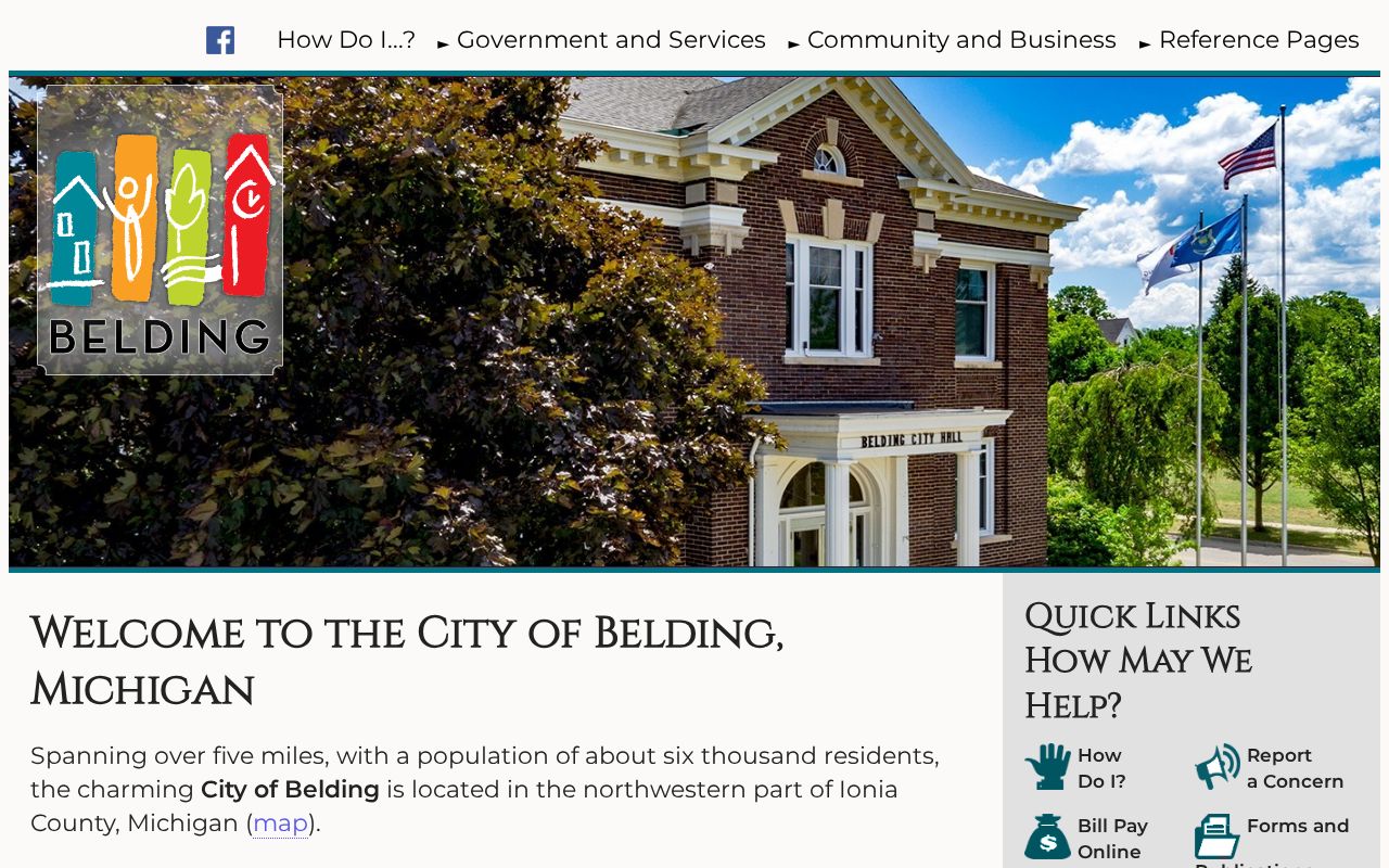 Belding criminal history context from the official city website