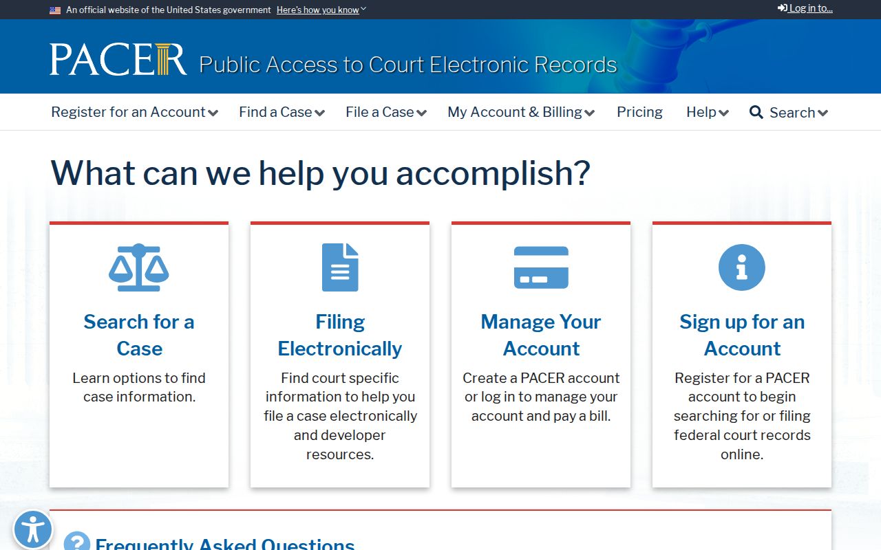 Federal PACER search for Ionia County criminal court records